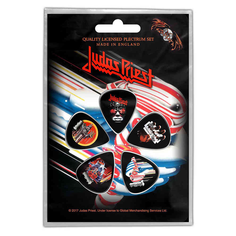 Judas Priest - Turbo Plectrum - Set van 5 - Multicolours